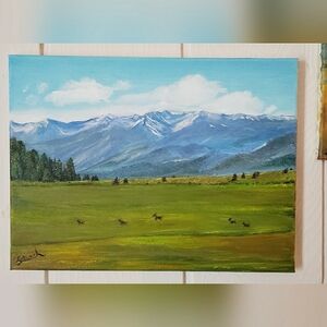 Montana original oil painting by me